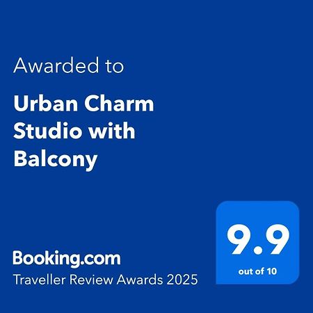 Urban Charm Studio With Balcony Τίρανα Εξωτερικό φωτογραφία