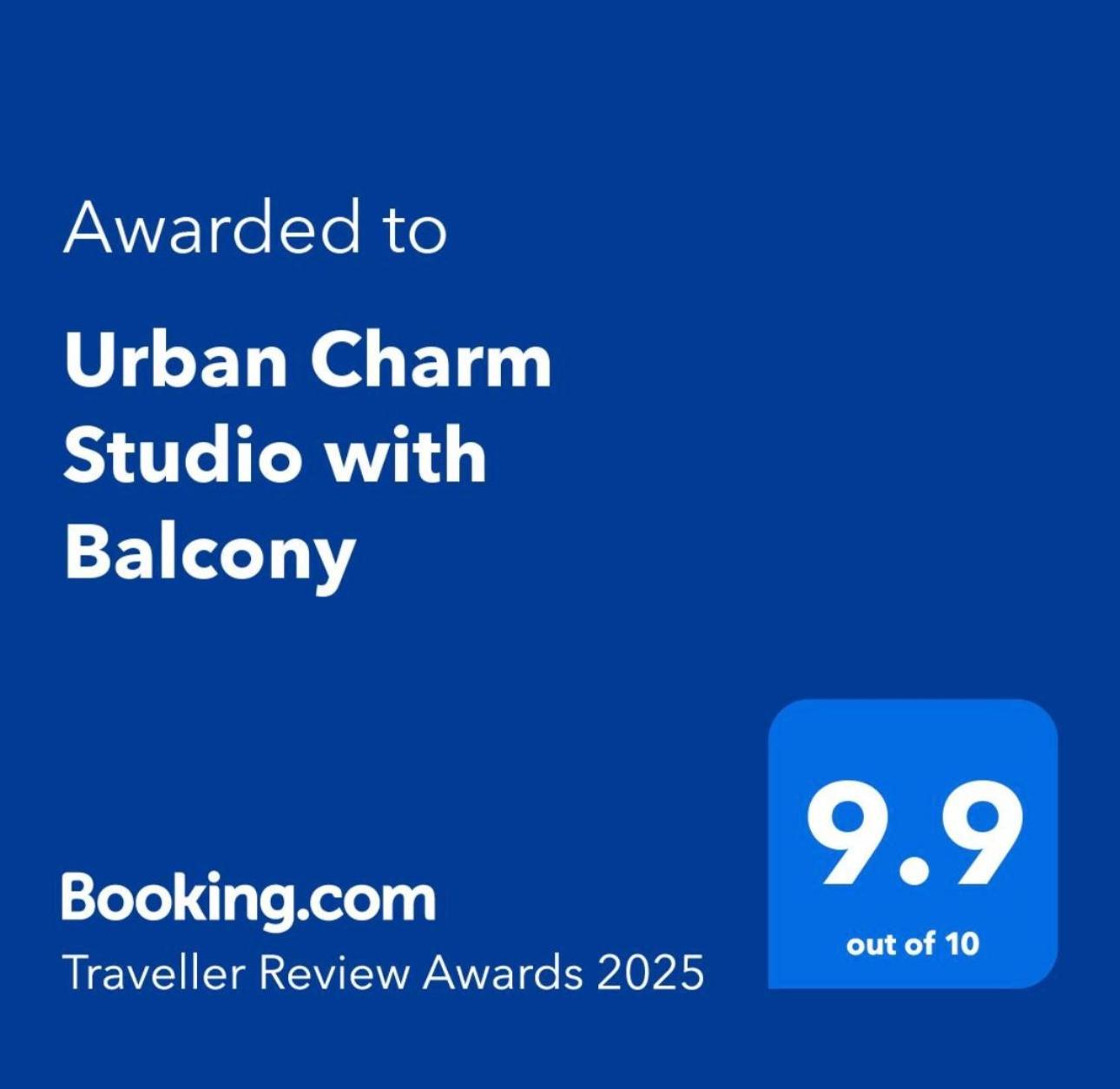 Urban Charm Studio With Balcony Τίρανα Εξωτερικό φωτογραφία